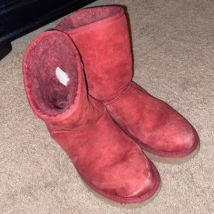 Burgundy Ugg Boots SZ 7 Women